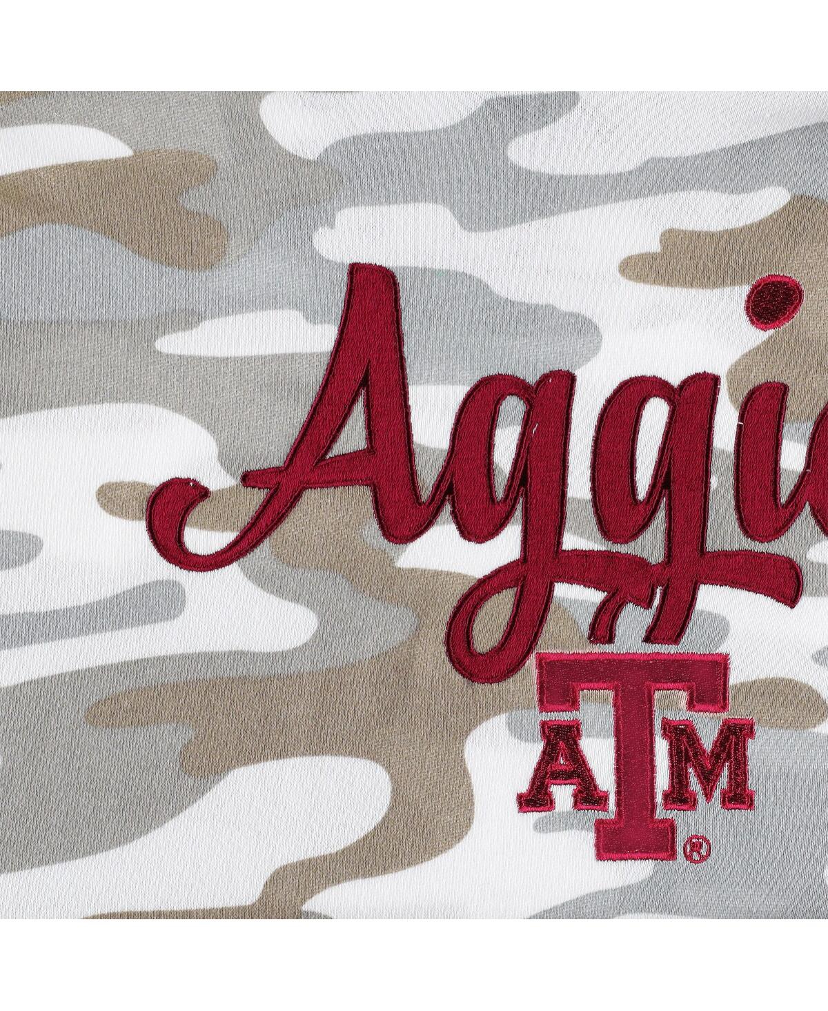 Shop Pressbox Women's  Camo Texas A&m Aggies San Pablo Pullover Hoodie