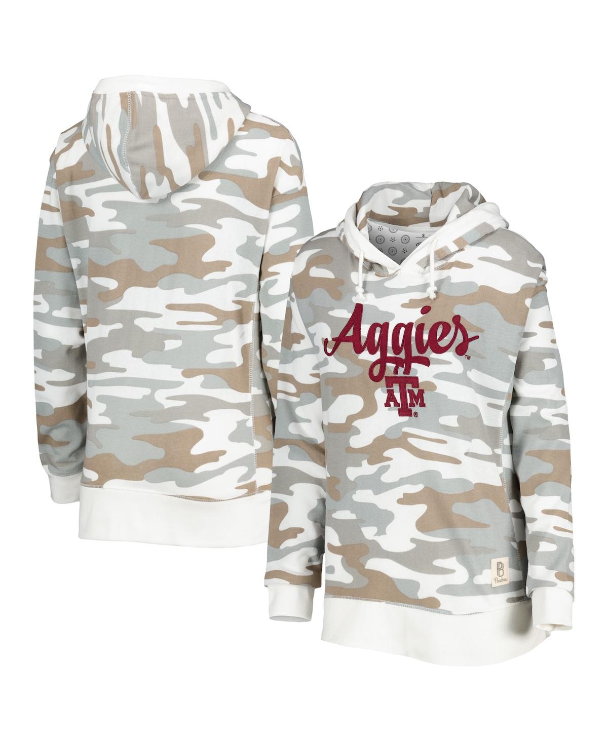 Shop Pressbox Women's  Camo Texas A&m Aggies San Pablo Pullover Hoodie