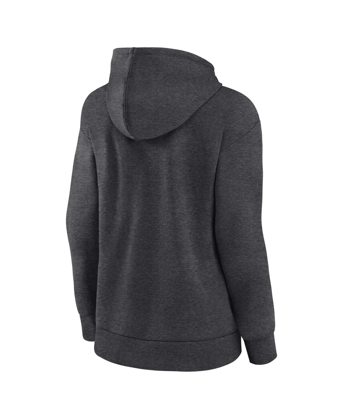 Fanatics Branded  Heather Charcoal New York Islanders Authentic Pro Pullover Hoodie In Heather Charcoal