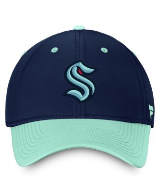 Men's Deep Sea Blue, Light Blue Seattle Kraken Authentic Pro Rink Two-Tone Flex Hat