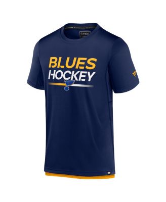 Men's Navy St. Louis Blues Authentic Pro Tech T-shirt