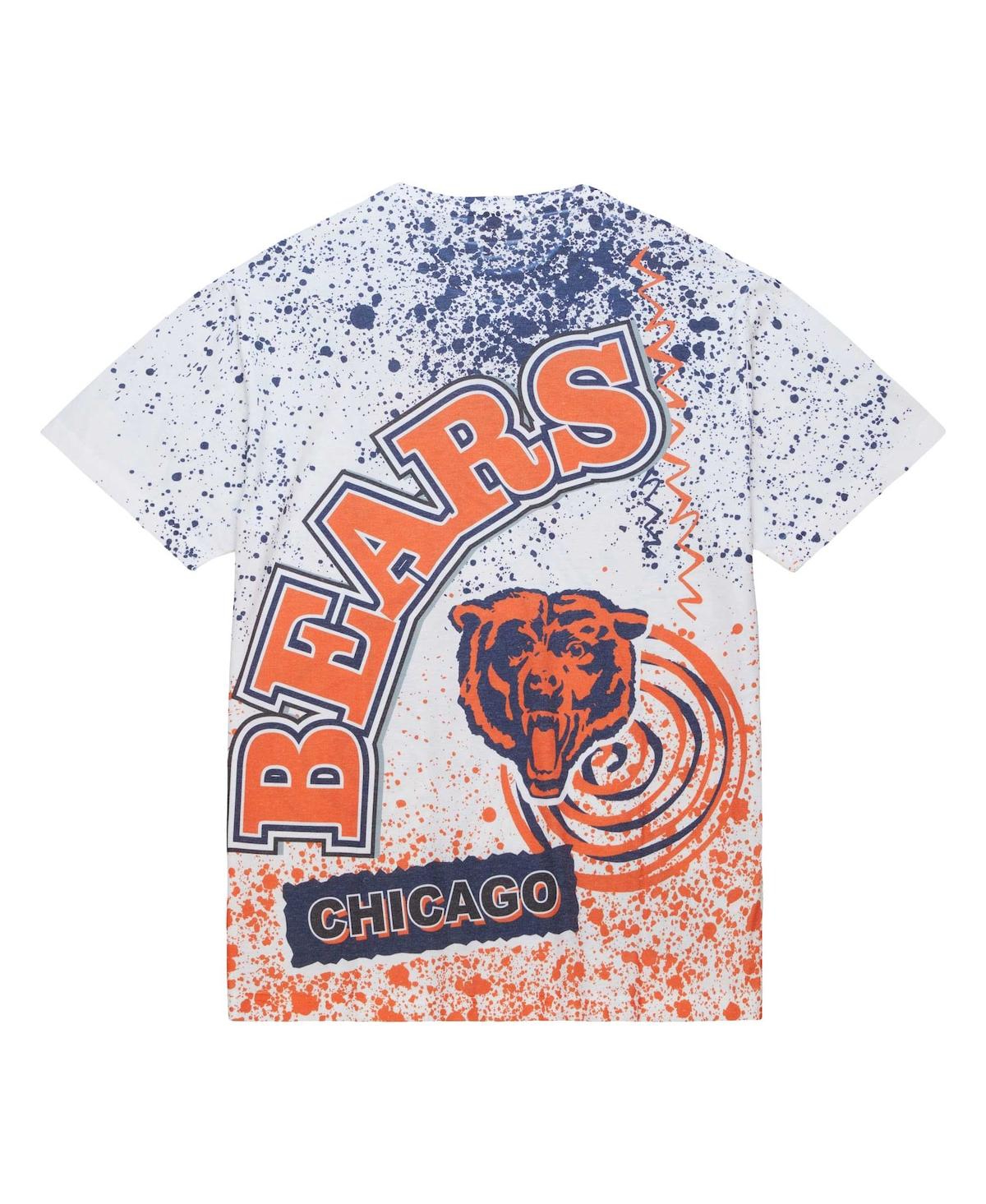 Mitchell & Ness Men's  White Chicago Bears Team Burst Sublimated T-shirt In White