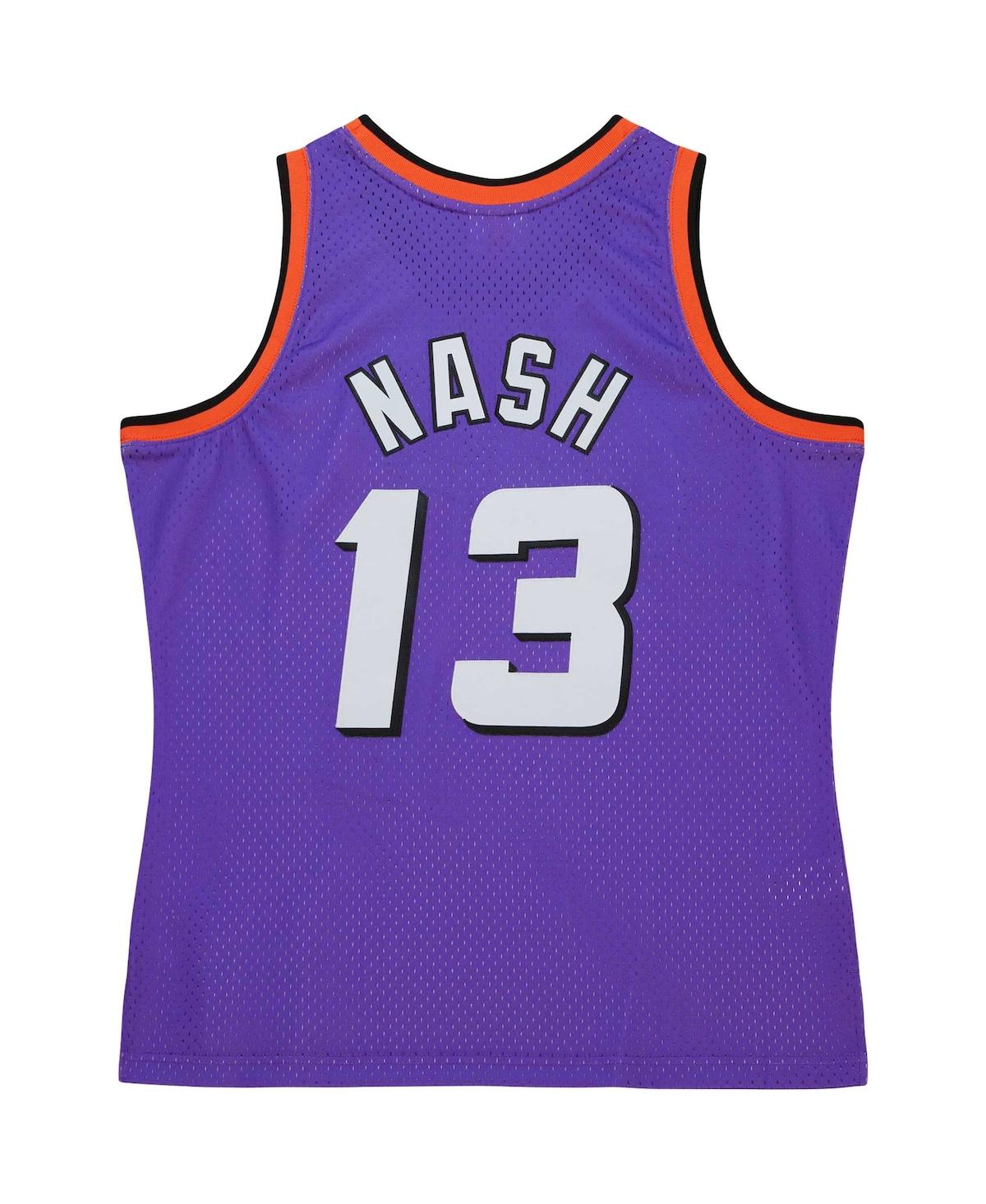 Men's Mitchell & Ness Steve NashPhoenix Suns Hardwood Classics 1996/97 Tropical Swingman Jersey - Purple