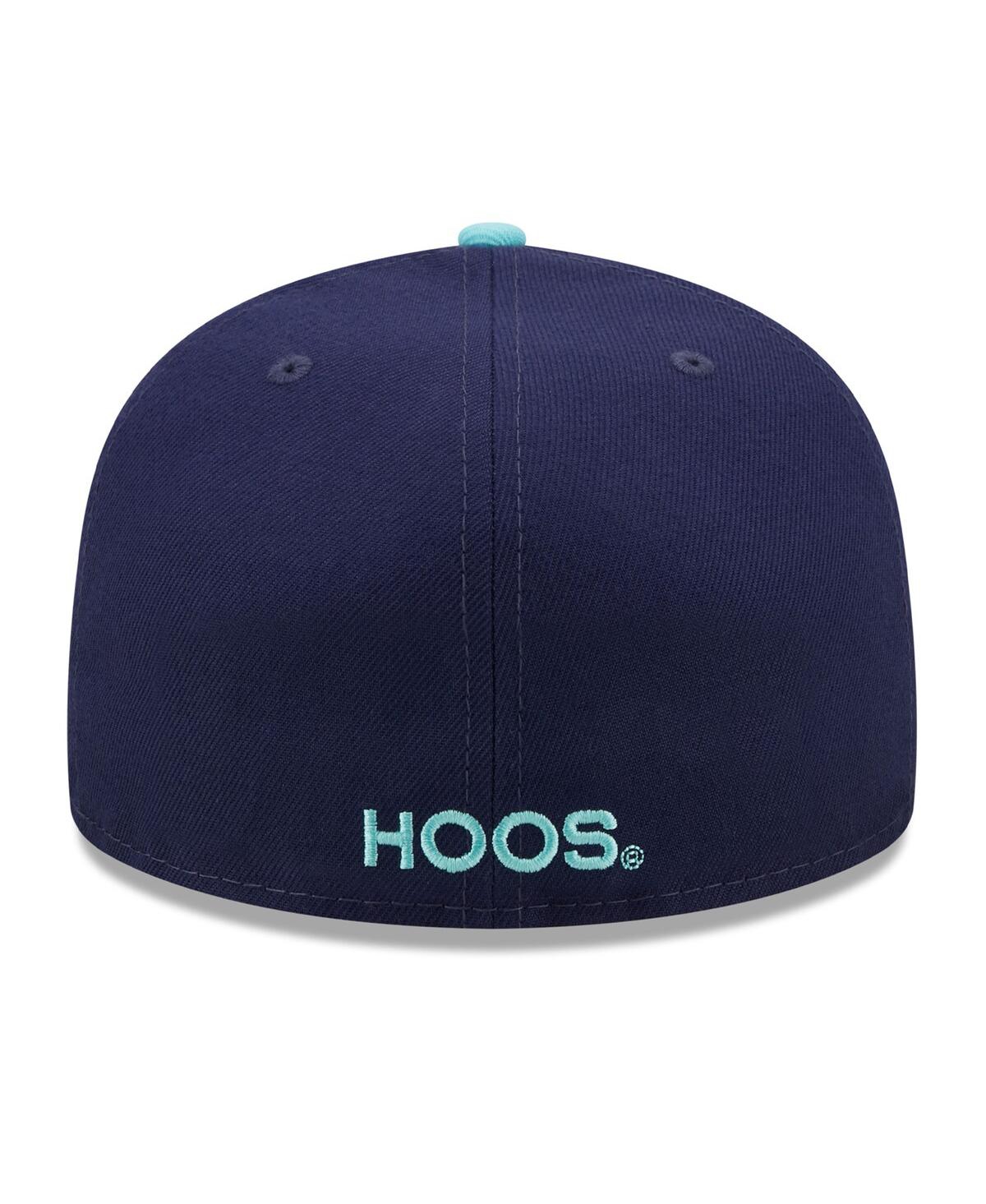 NEW ERA MEN'S NEW ERA NAVY, LIGHT BLUE VIRGINIA CAVALIERS 59FIFTY FITTED HAT 