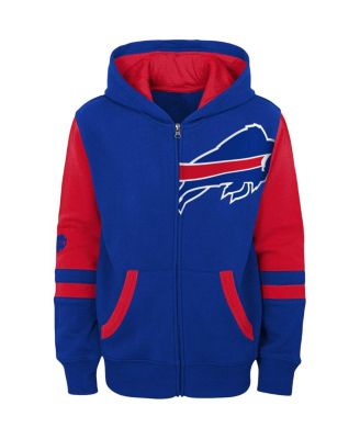 Little Boys and Girls Royal Buffalo Bills Stadium Color Block Full-Zip Hoodie