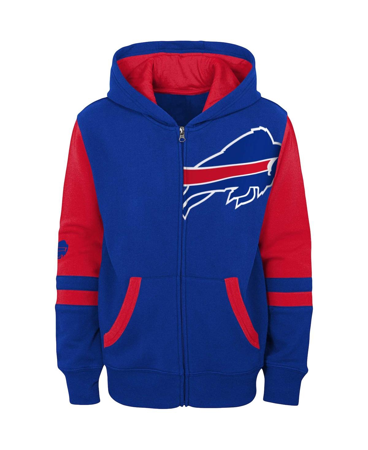 Little Boys and GirlsBuffalo Bills Stadium Color Block Full-Zip Hoodie - Royal