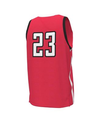 Men's #23 Texas Tech Red Raiders Replica Basketball Jersey