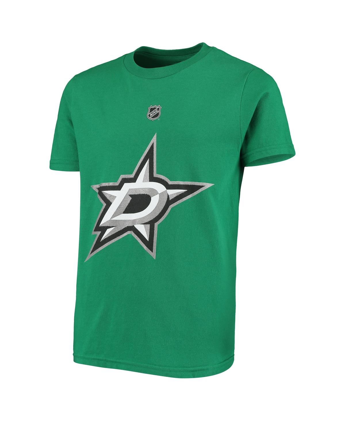 Shop Outerstuff Big Boys Tyler Seguin Kelly Green Dallas Stars Player Name And Number T-shirt