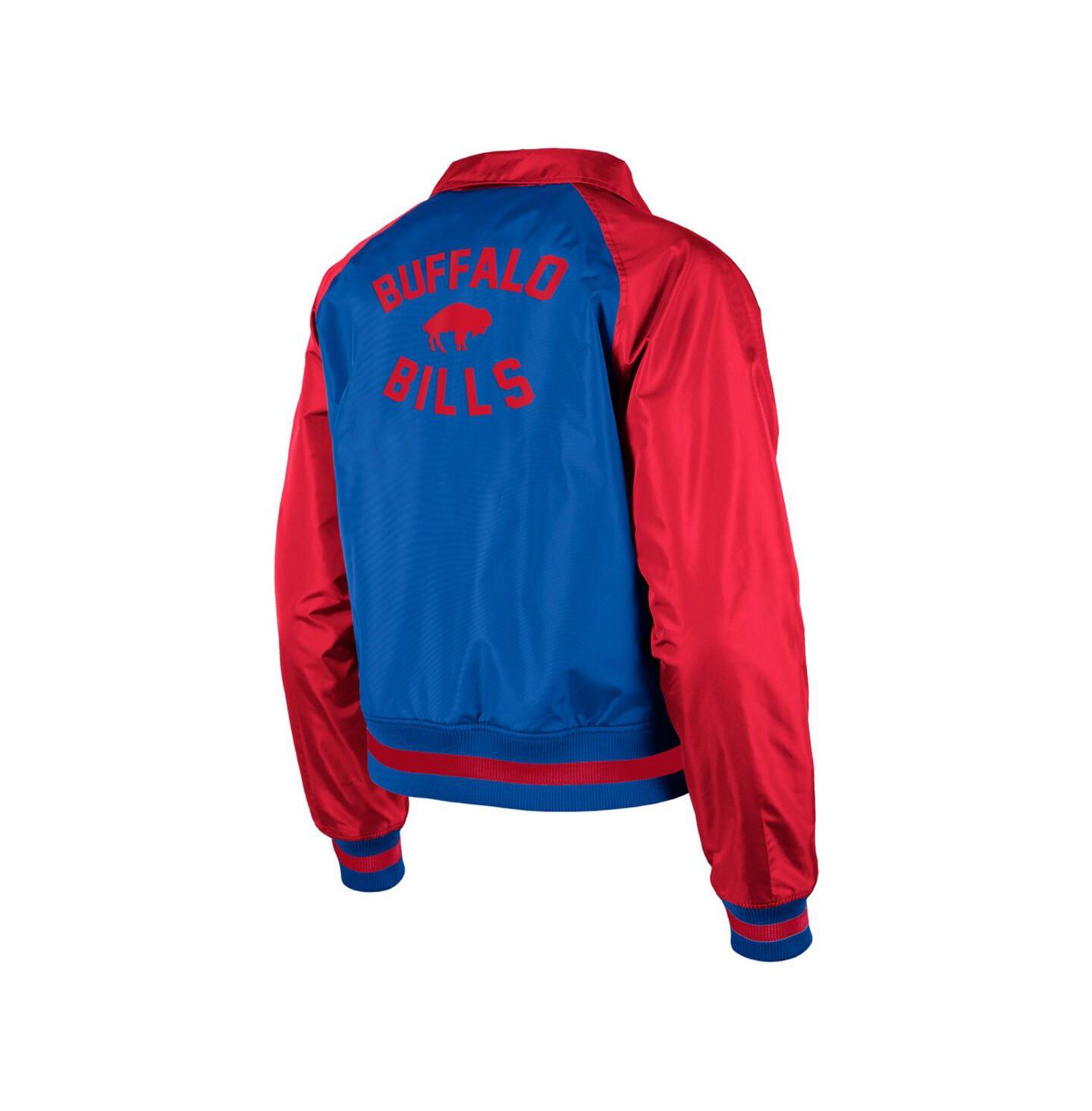 Женская куртка New Era Royal Buffalo Bills Coaches Raglan Full-Snap — фото 2