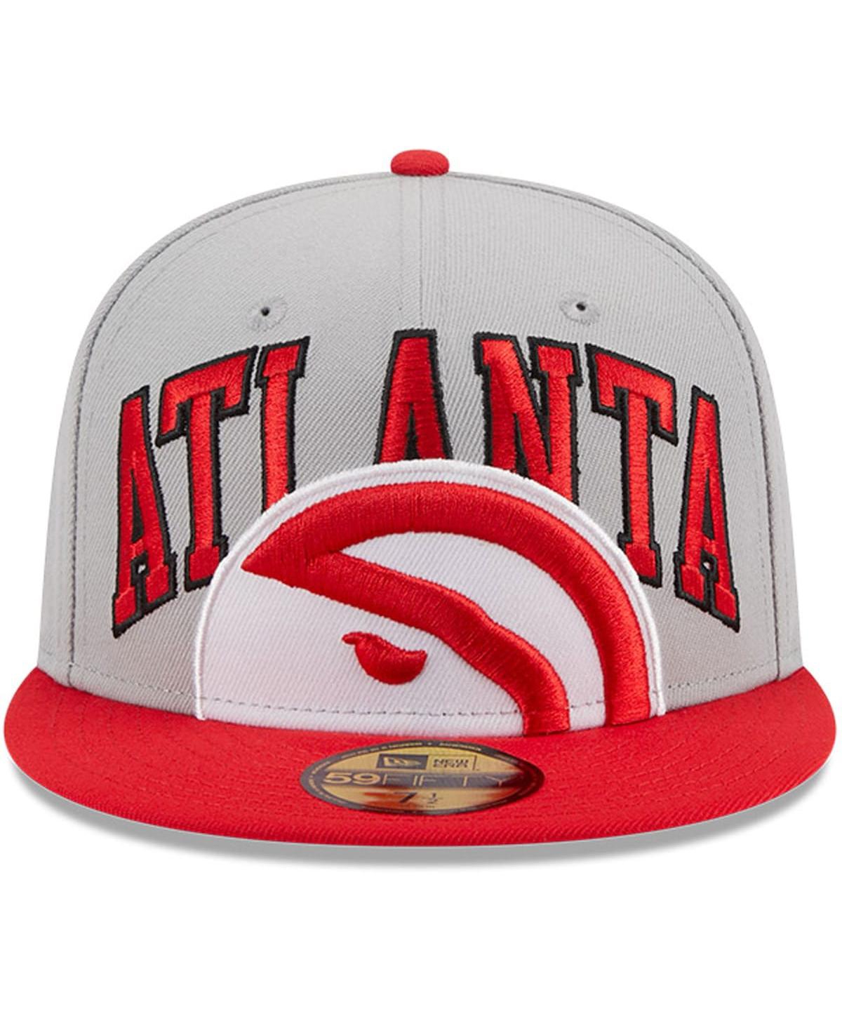 Men's New Era Red Atlanta Hawks Tip-Off Two-Tone 59FIFTY Fitted Hat - Red