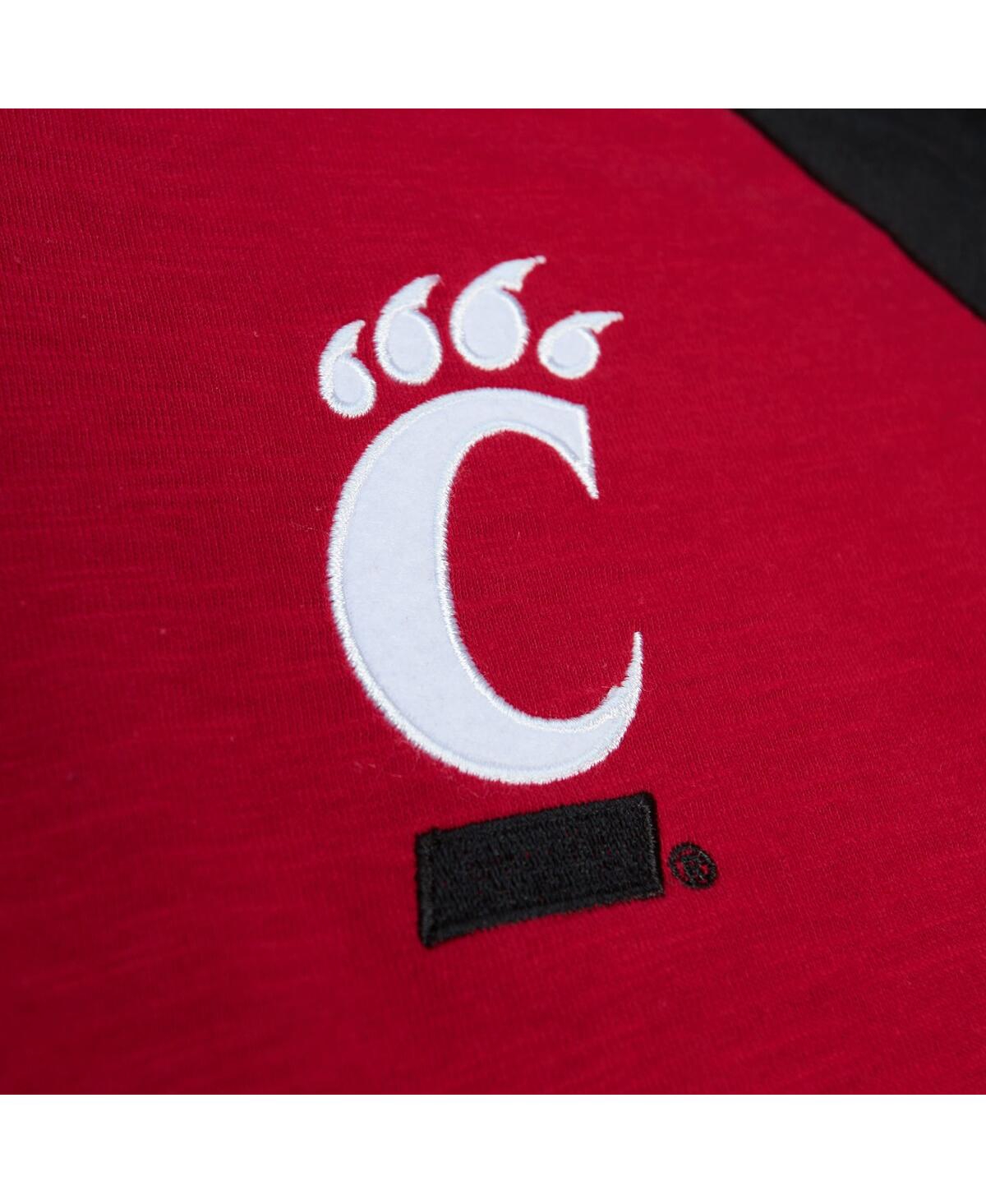 Mitchell & Ness Men's  Red Cincinnati Bearcats Legendary Slub Raglan Long Sleeve T-shirt In Red