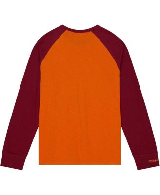 Men's Orange Virginia Tech Hokies Legendary Slub Raglan Long Sleeve T-shirt