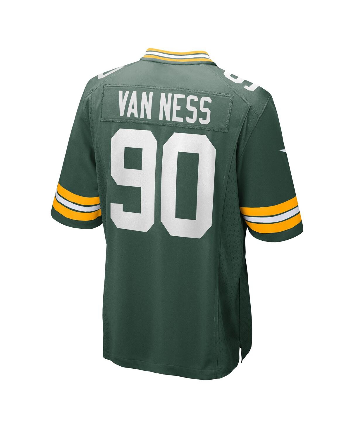 Men's Nike Lukas Van NessGreen Bay Packers 2023 Nfl Draft First Round Pick Game Jersey - Green