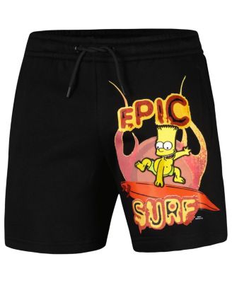 Men's Black The Simpsons Shorts