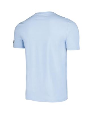 Men's and Women's Light Blue Looney Tunes Family Collage T-shirt