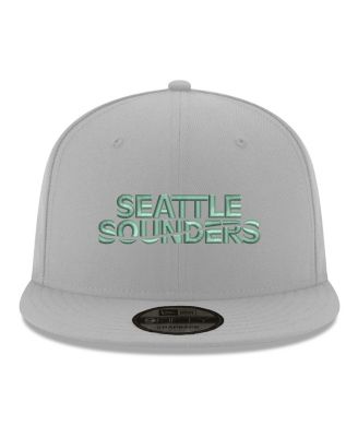 Men's Gray Seattle Sounders FC Wordmark 9FIFTY Snapback Hat