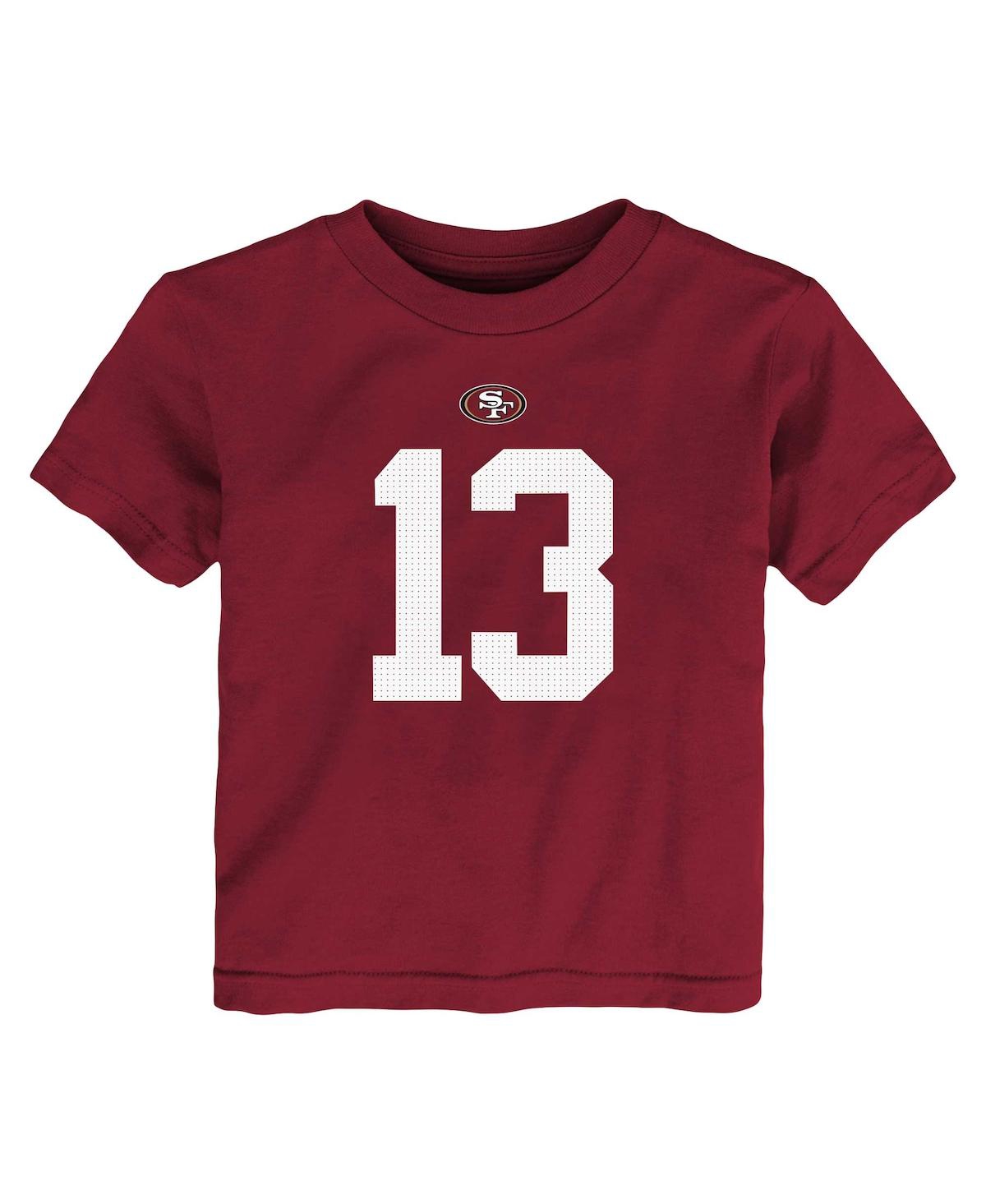 Nike Toddler Boys And Girls  Brock Purdy Scarlet San Francisco 49ers Player Name And Number T-shirt In Scarlet