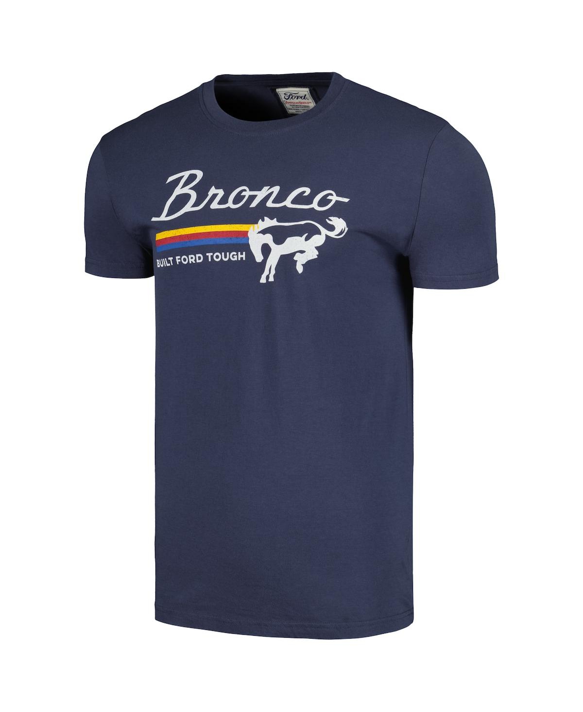 Shop American Needle Men's  Navy Distressed Bronco Brass Tacks T-shirt