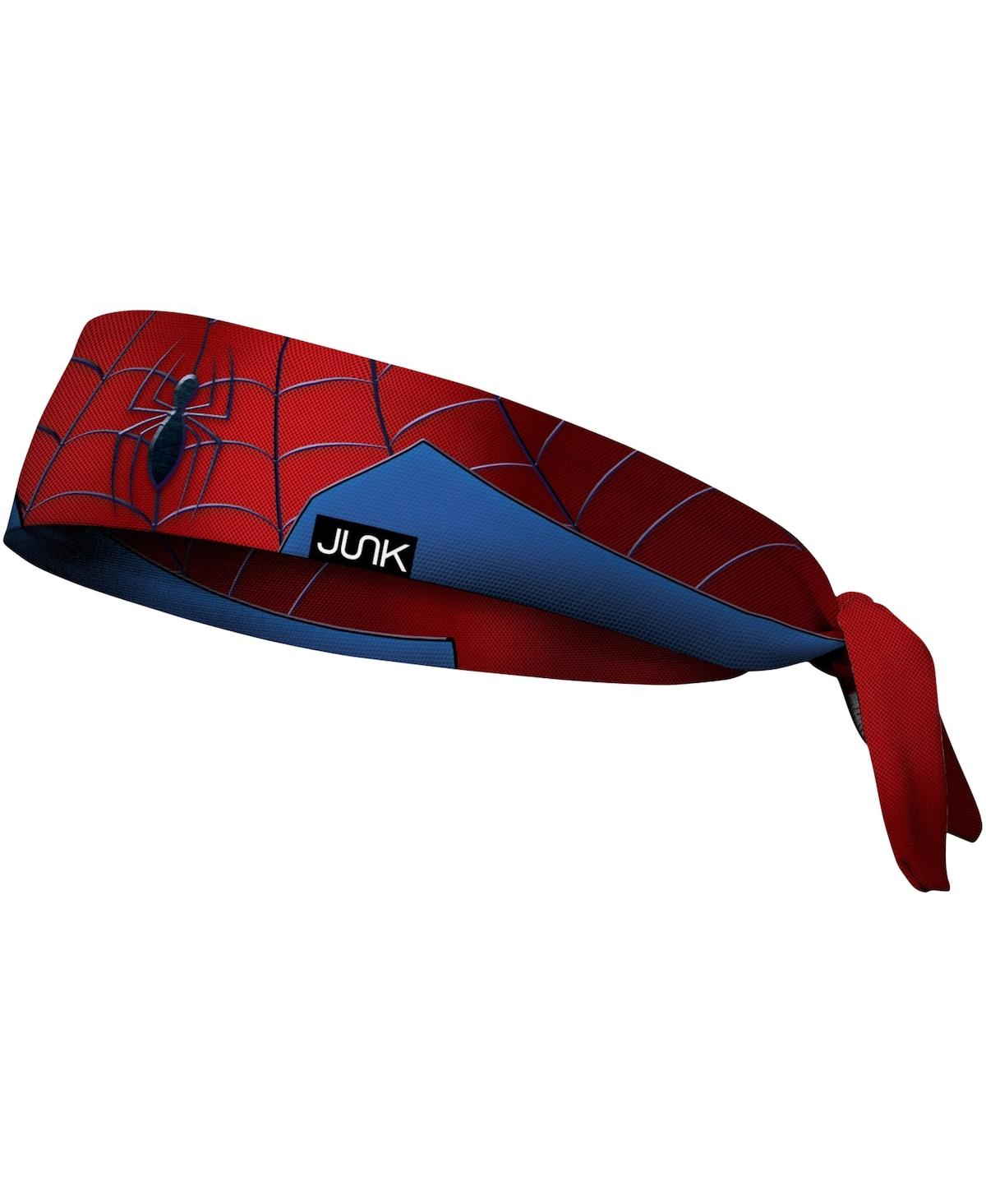 Shop Junk Brand Men's And Women's Spider-man Suit Up Tie Headband In Red
