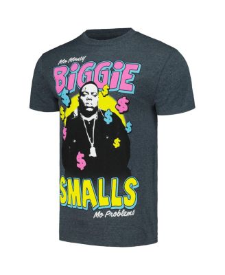 Men's and Women's Heather Charcoal Notorious B.I.G. Mo Money Mo Problems T-shirt