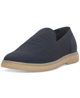 VINCE CAMUTO Carsynn Men\'s Slip-On Knit Loafer in Navy with Tan Sole Amazon.com: Vince Camuto Men main image 4