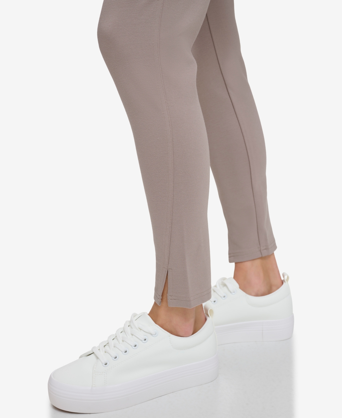 Andrew Marc Sport Women's Pull On Ponte Pants with Twisted Seams