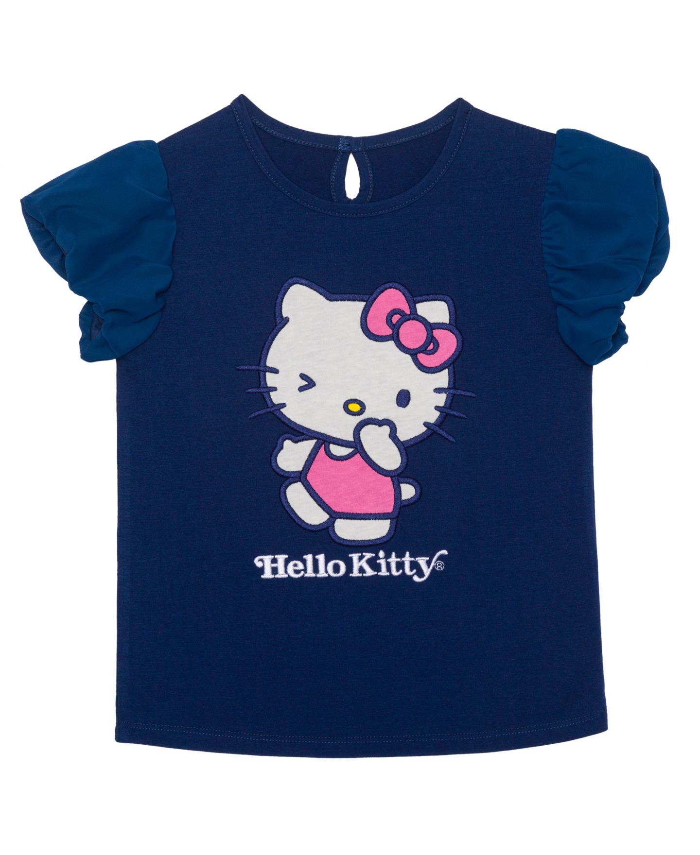 Детский комплект Hello Kitty: топ и леггинсы, цвет: Синий — фото 3