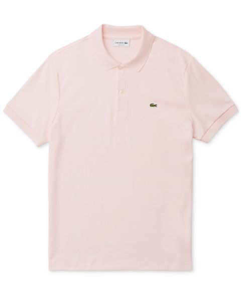 Мужское поло Lacoste Regular Fit Soft Touch Short Sleeve Polo Shirt, цвет: Flamin