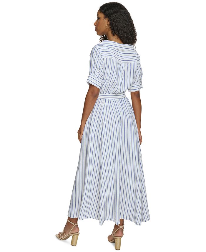 Calvin Klein Women's Tie-Waist A-Line Dress - Macy's