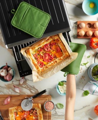 Ribbed Soft Silicone Pot Holder 2-Pack Set, 7" x 9"