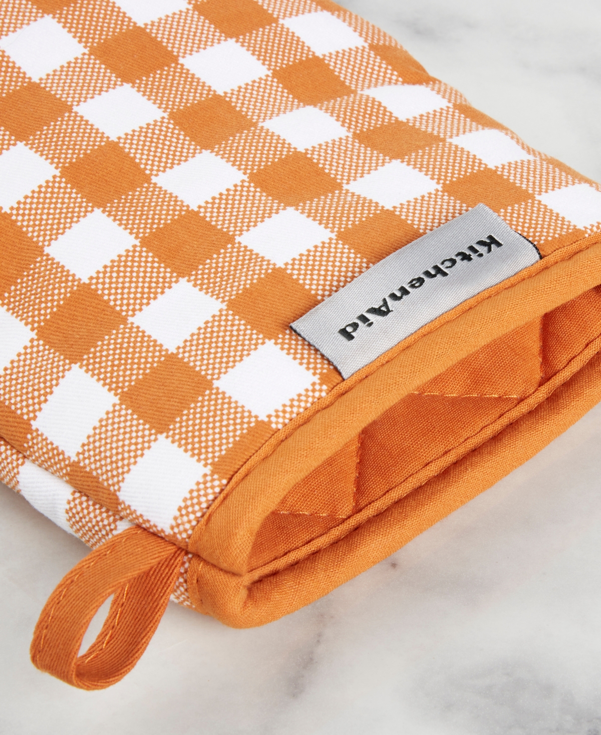 KitchenAid Gingham Mini Oven Mitt 2-Pack Set,