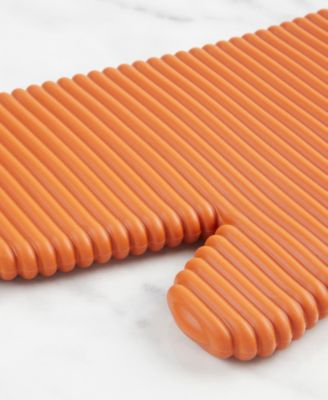 Ribbed Soft Silicone Oven Mitt 2-Pack Set, 7.5" x 13"