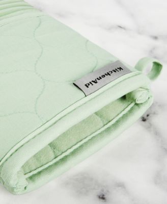 Quilted Cotton Terry Cloth Kitchen Towel, Oven Mitt, Potholder 4-Pack Set