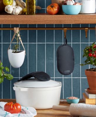 Ribbed Soft Silicone Pot Grabber 2-Pack Set, 5" x 8"