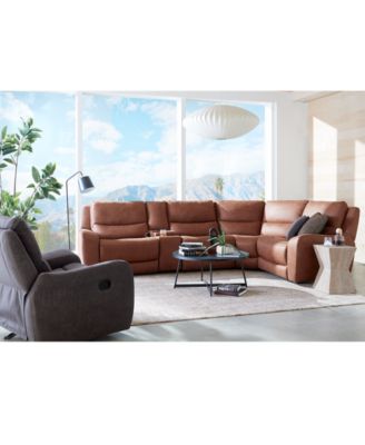 Furniture CLOSEOUT! Tanico 6-Pc. Modular Sectional with 2 Power Motion Chairs & 1 Console