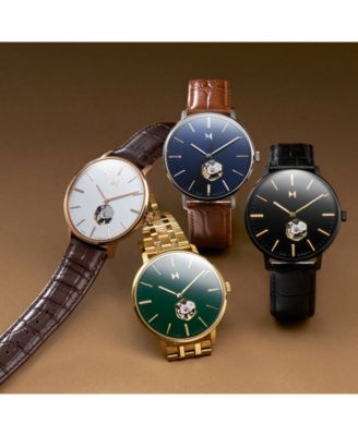 Men's Legacy Slim Automatic Tan Leather Watch 42mm