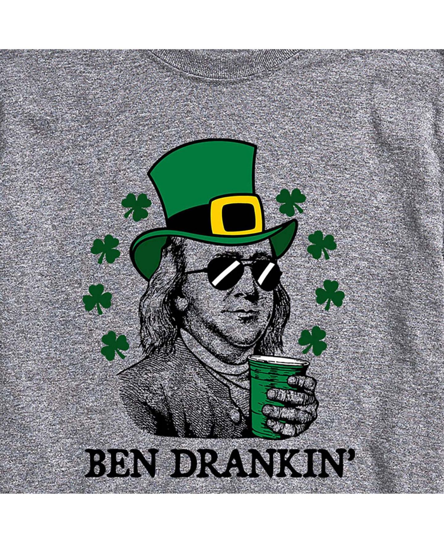 Мужские футболки AIRWAVES St Patricks Day Short Sleeve, цвет: Серый — фото 3