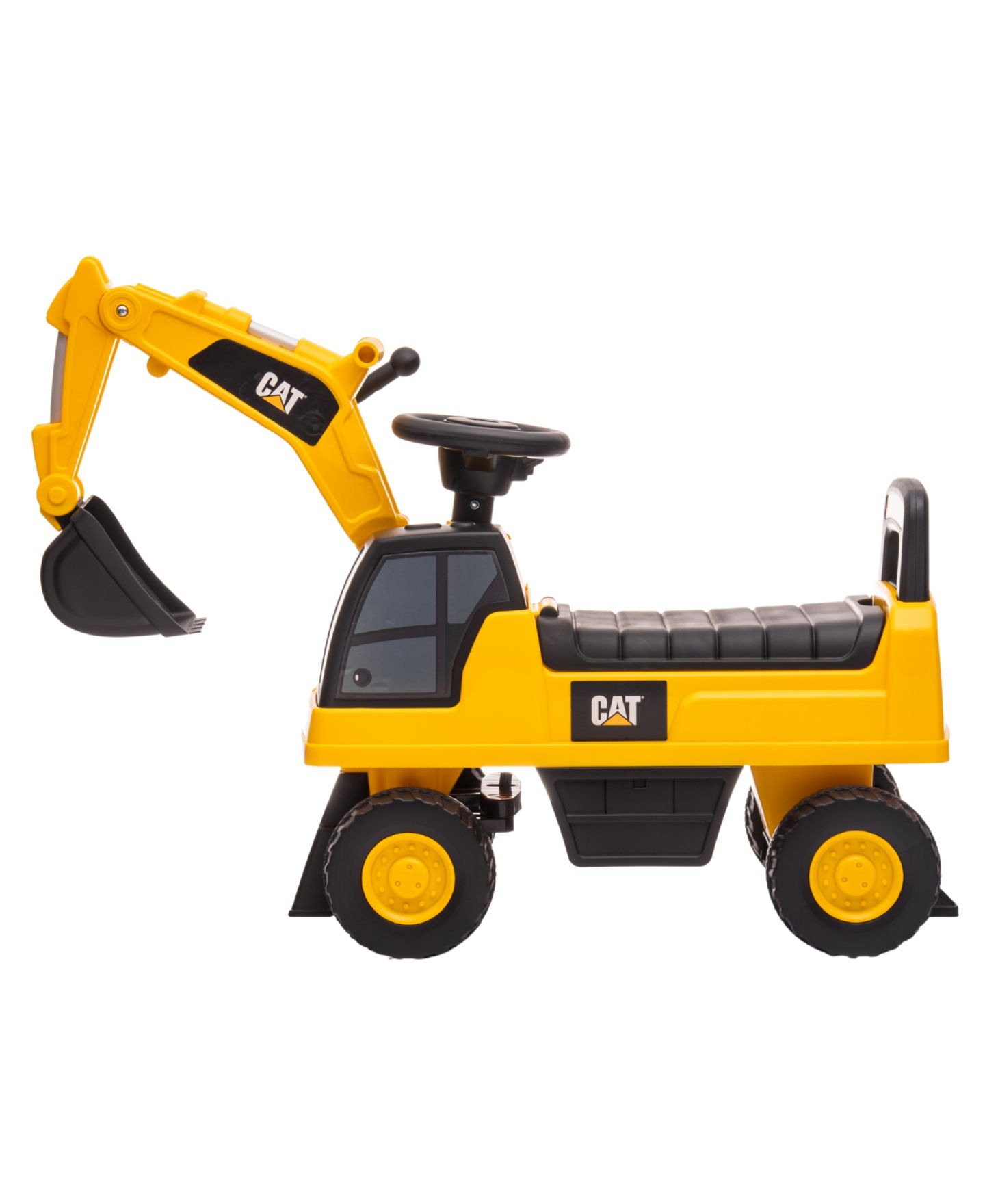 Детская игрушка Best Ride on Cars Cat Excavator Foot-to-Floor Push Car with Functional Front Bucket, 1–3 года — фото 3