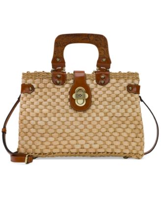 Sancia Large Straw Satchel