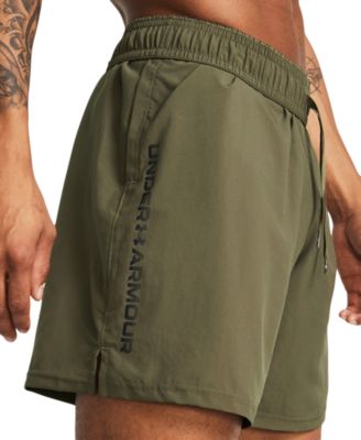 Men's Moisture-Wicking Logo-Print 8-1/4" Tech Shorts