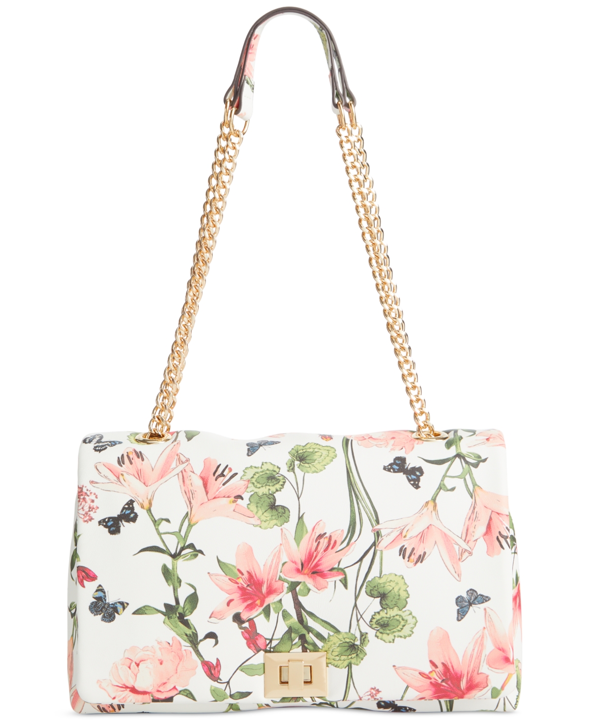 Shop Inc International Concepts Soft Ajae Floral Shoulder Bag, Created For Macy's In Mel Blooms