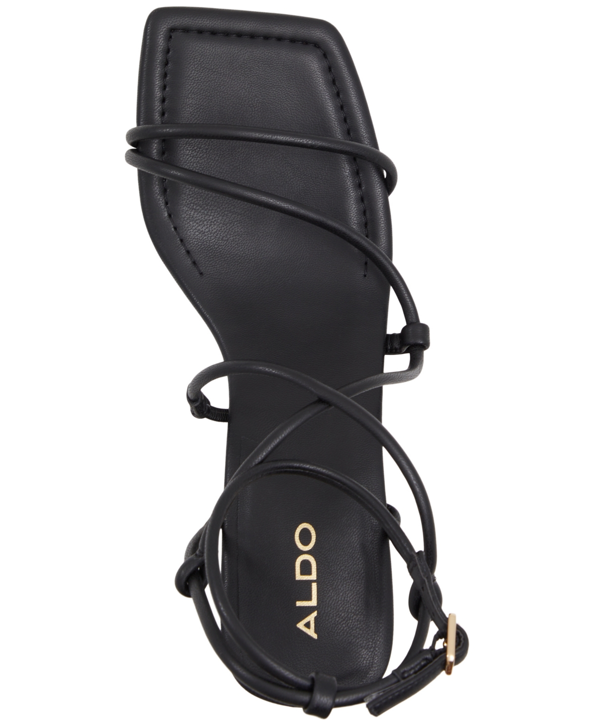 Shop Aldo Women's Harmonni Strappy Block-heel Dress Sandals In Gold Metallic