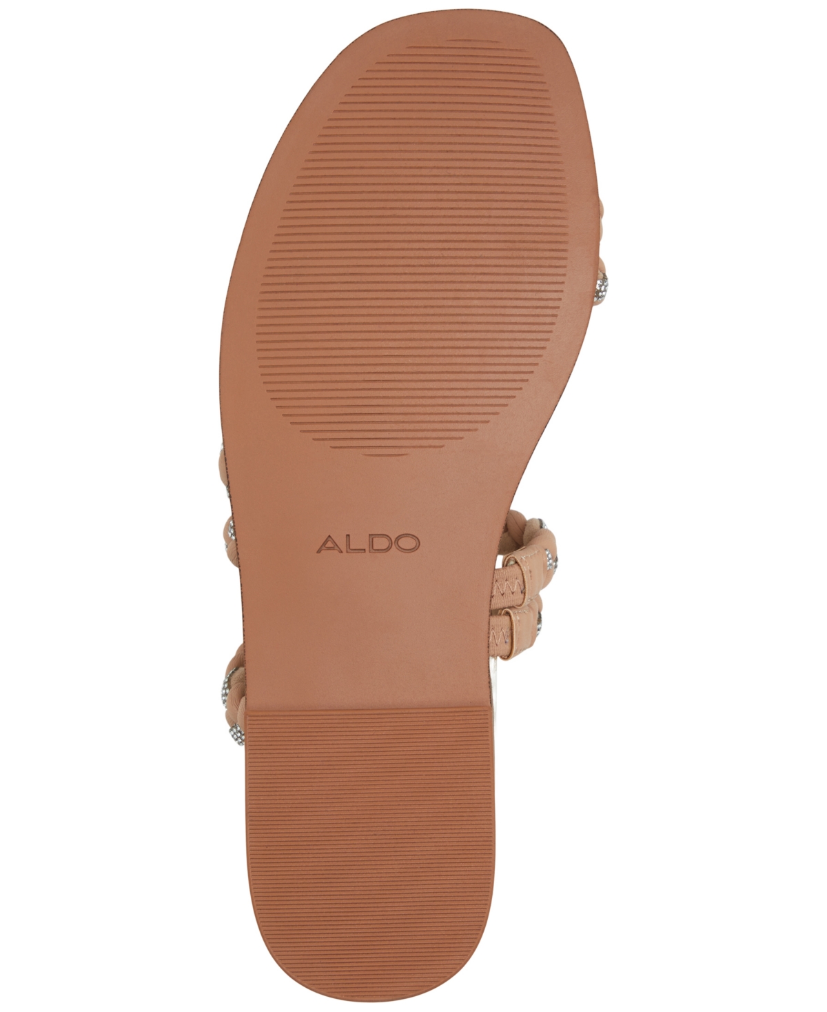Shop Aldo Women's Tritoney Braided Strappy Slide Flat Sandals In Medium Beige Mixed