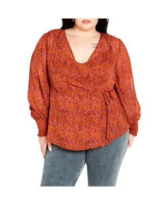 Plus Size Alexis Print Top