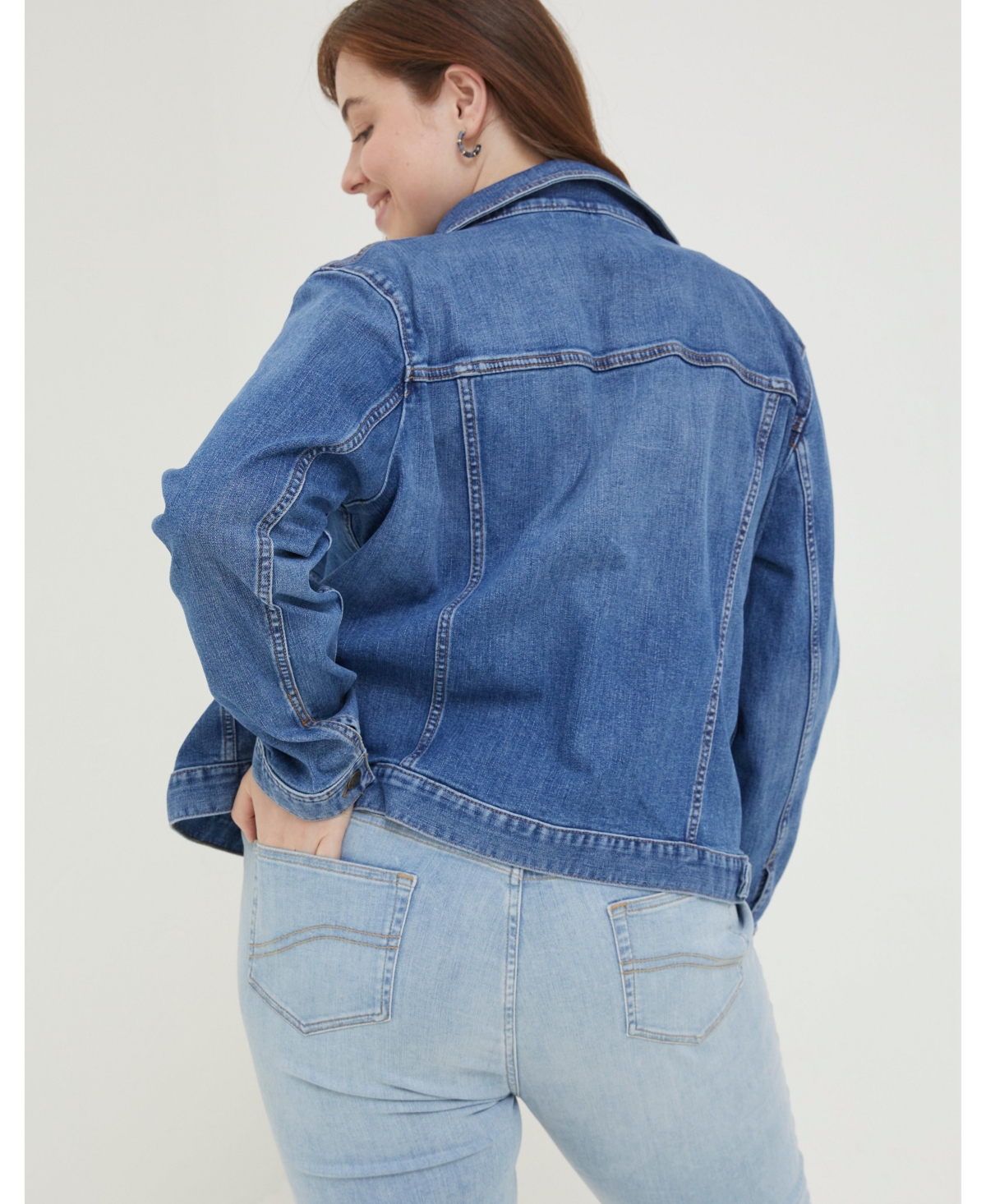 FatFace Women's Plus Size Tasha Denim Jacket