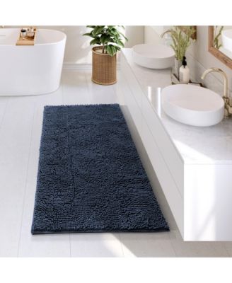 Ultra Soft Non-Slip Chenille Bath Rug - Quick Dry, Machine Washable - Large 26”x44”