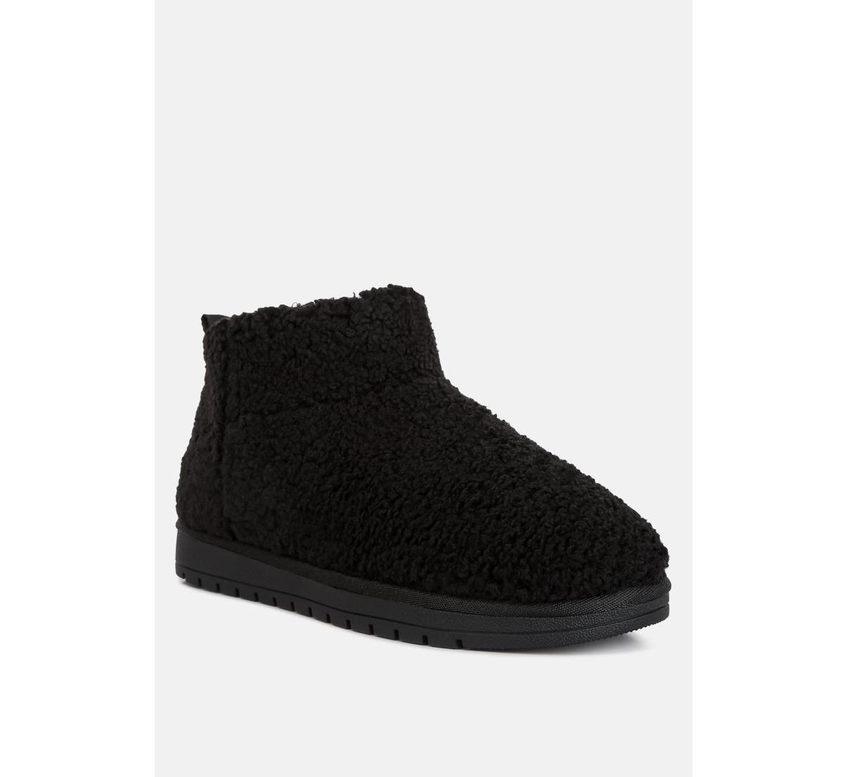 Anatole fleece exterior fluffy boots