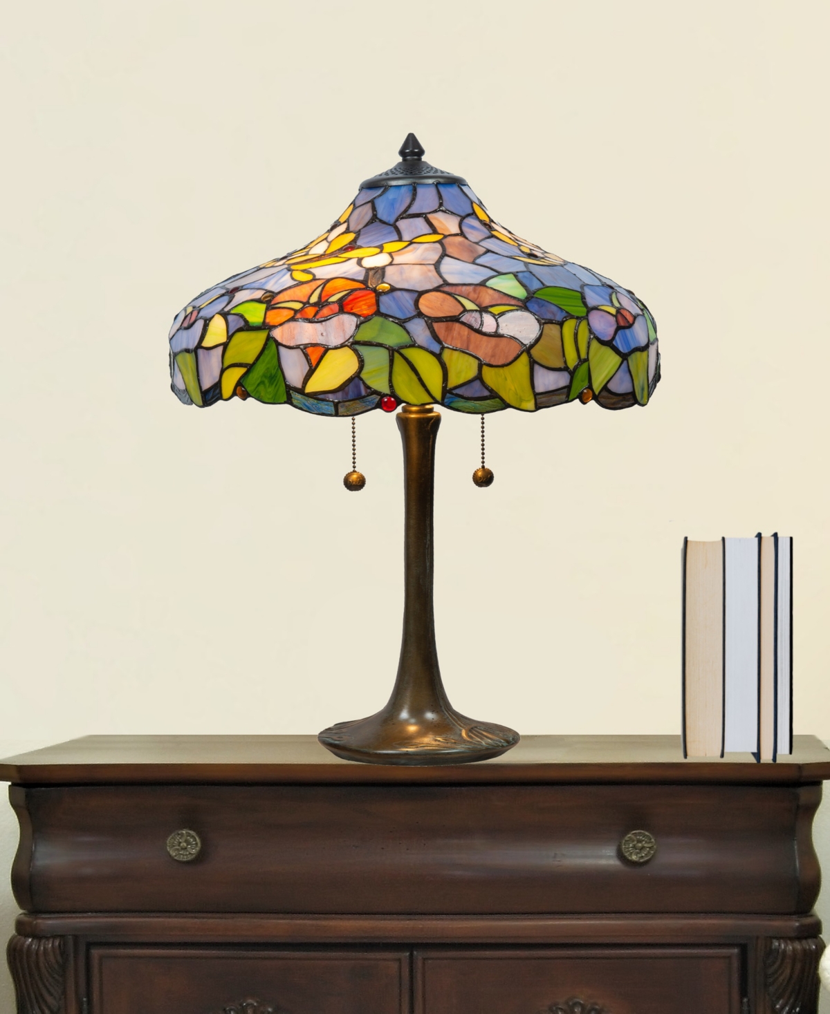 Dale Tiffany Tall Madrina Tiffany Style Table Lamp - Multi-Color