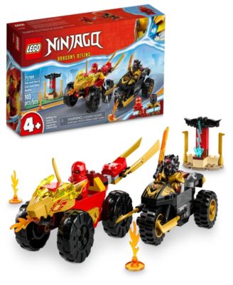 LEGO® NINJAGO 71789 Kai And Ras's Car And Bike Battle Toy Building Set ...