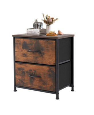 Simplie Fun Drawers Dresser Chest Of Drawers, Metal Frame And Wood Top ...